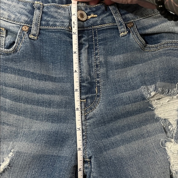 KanCan Distressed Blue Skinny Jeans Size 26 - Picture 6 of 9